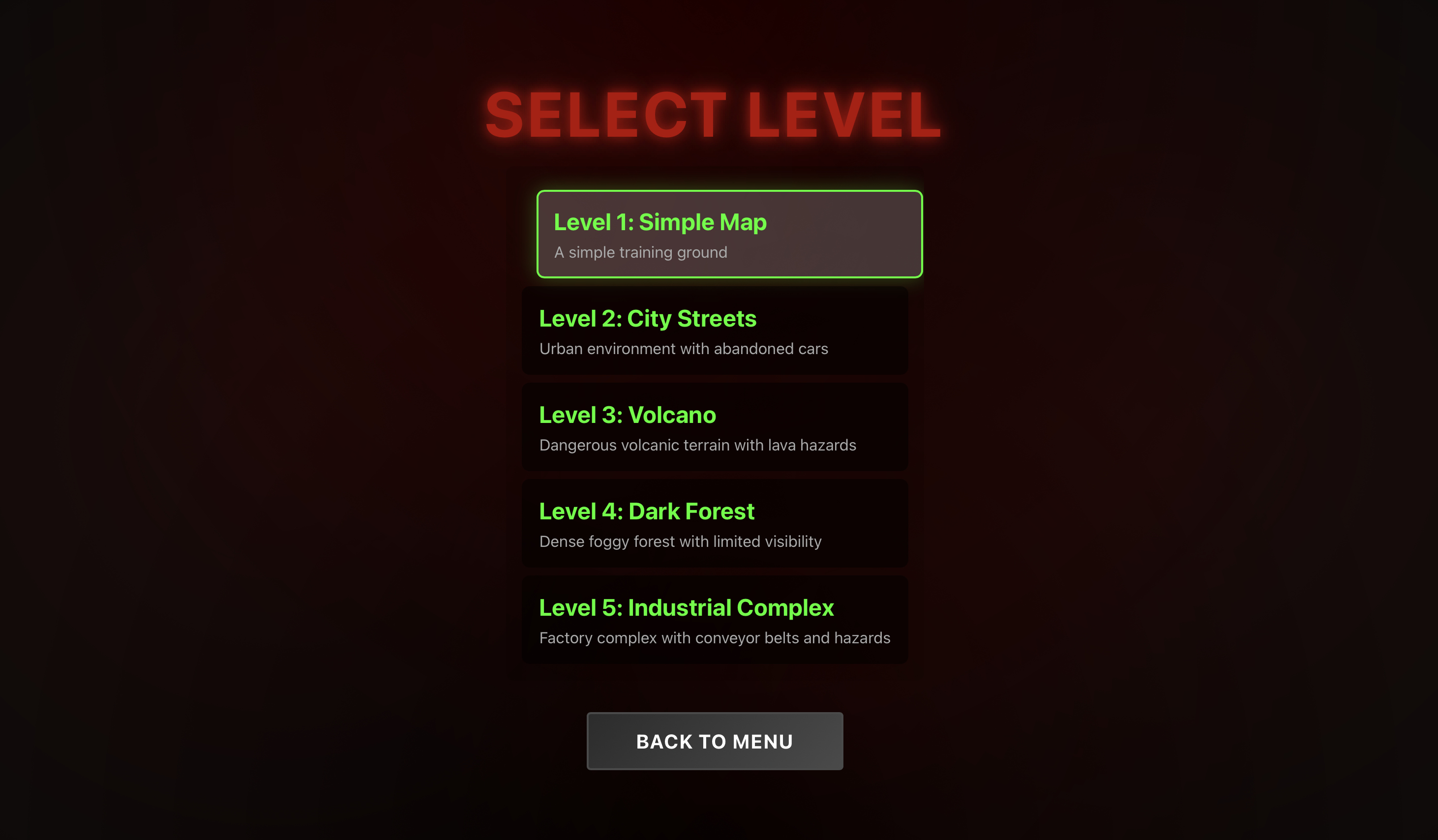 zombie-survival-game-level-selector